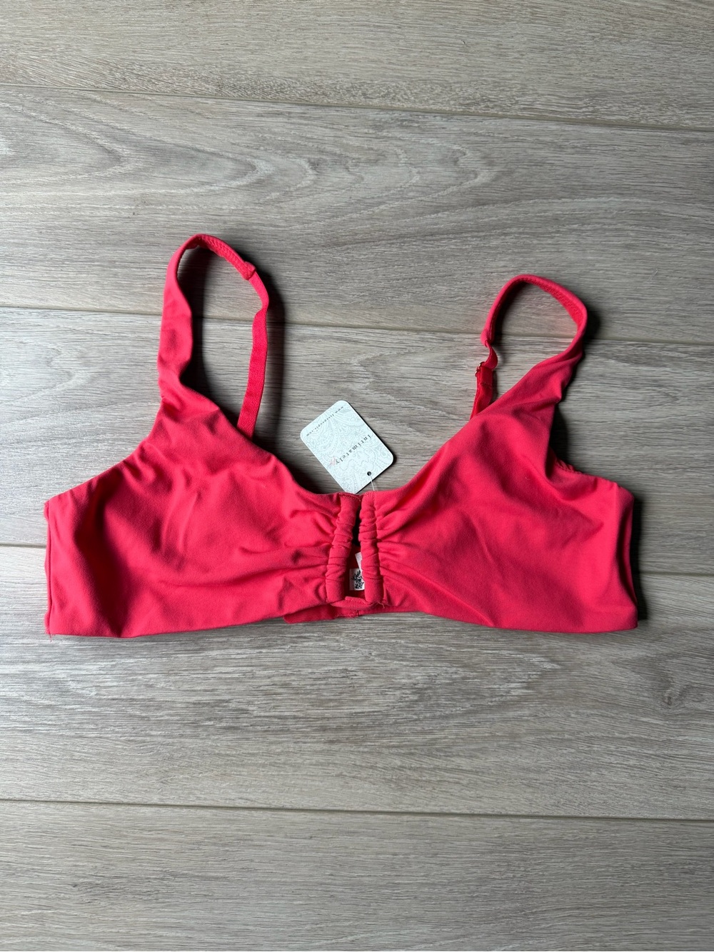 NWT Intimately Free People Poppy Red Bralette Size XL $30 retail